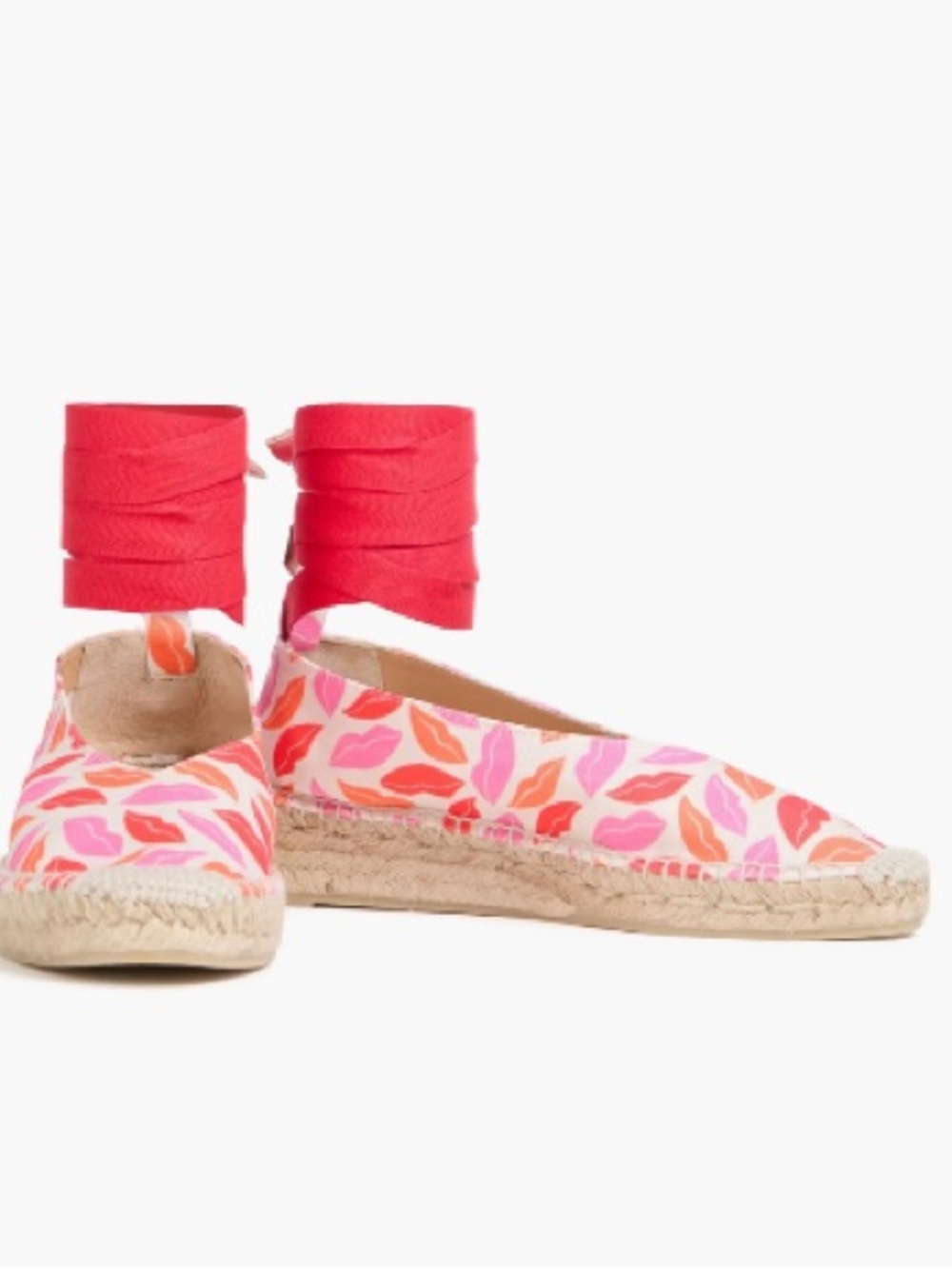 DIANE VON FURSTENBERG X CASTAÑER Lace Up Espadrilles